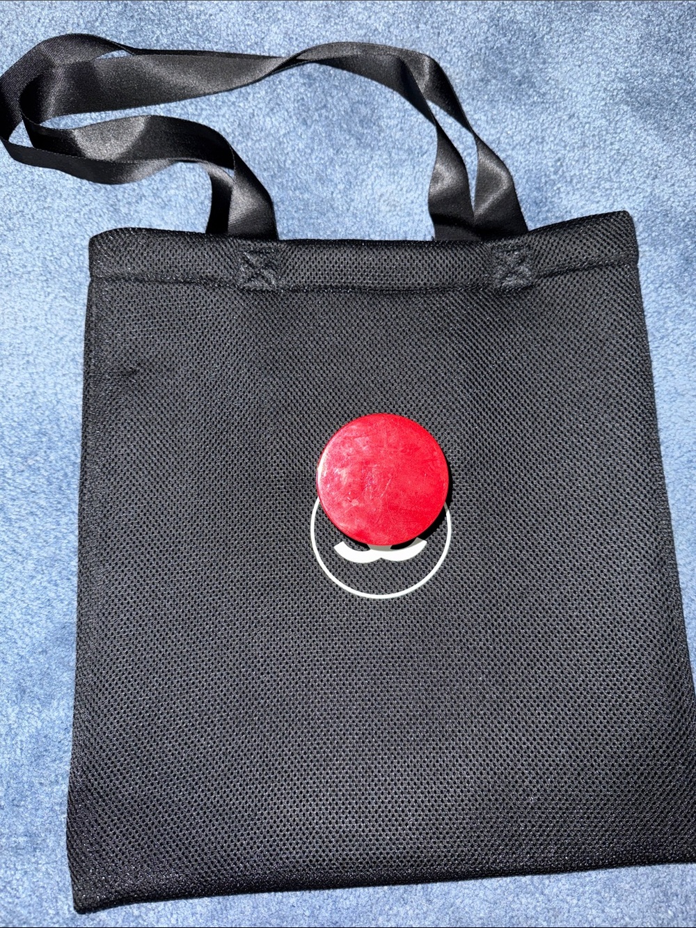 Black MeshTote Bag CC Tote